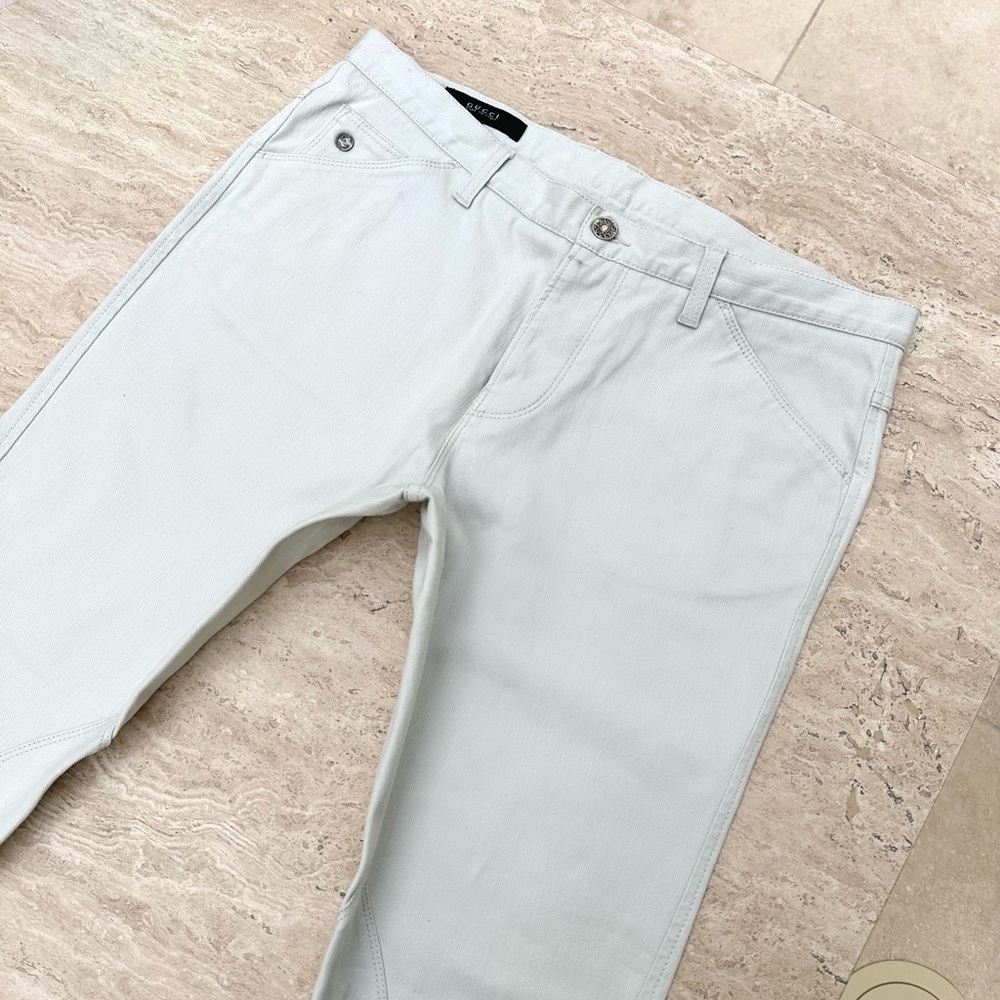 💥SOLD💥Men’s Gucci Skinny Fit Gray Jeans! - Picture 1 of 9